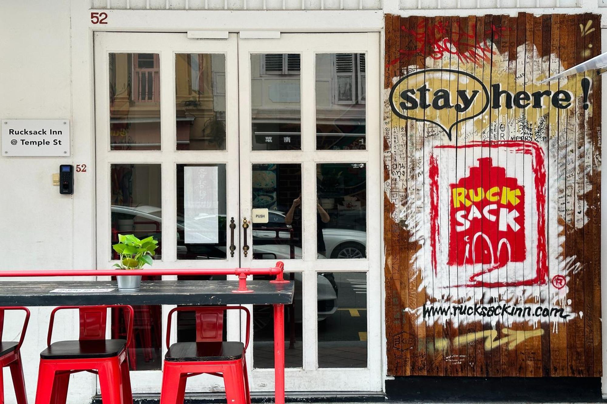 Rucksack Inn Temple Street Singapore Eksteriør billede